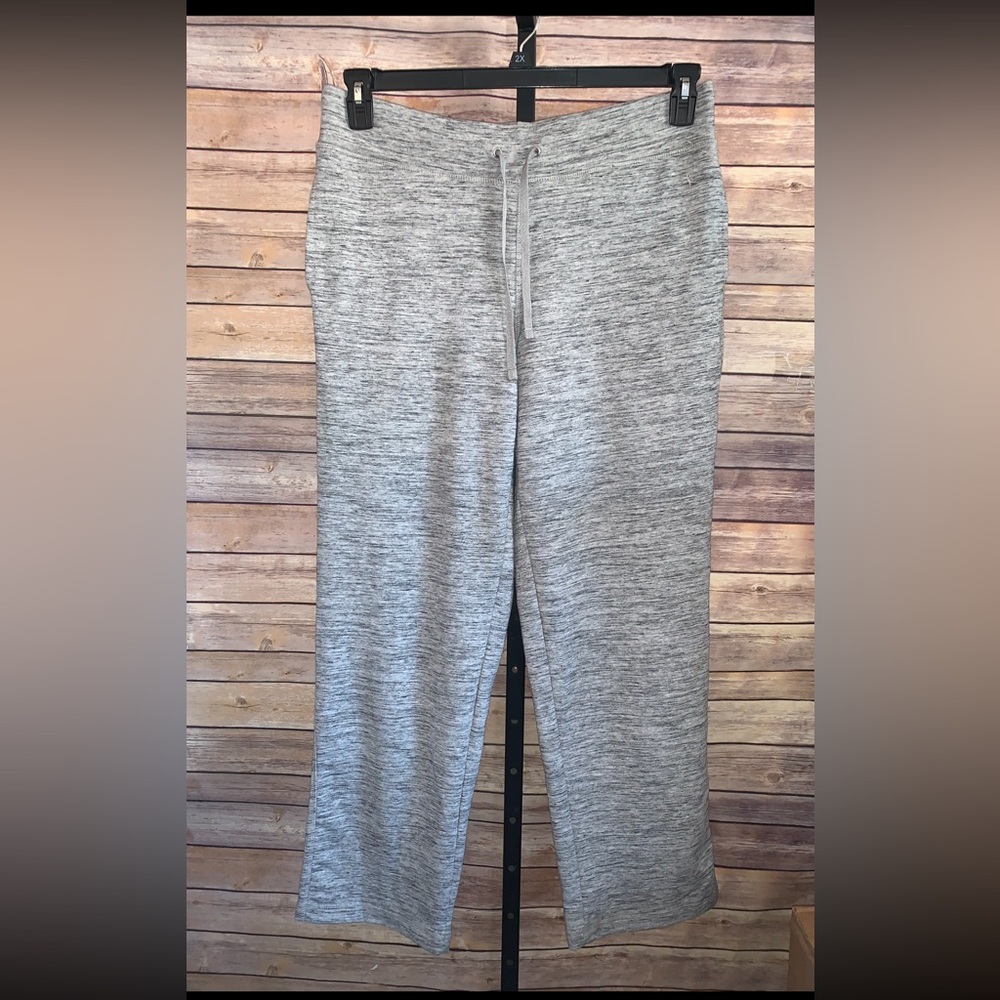 Danskin Now Heather Gray Pants - Size Large (12/14)